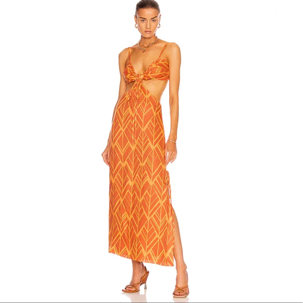 Alexis Daya Dress in Voyager Palm L